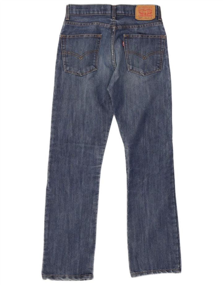 LEVI'S Jeans dritti slim 514 per ragazze 15-16 anni W26 L28 Cotone blu