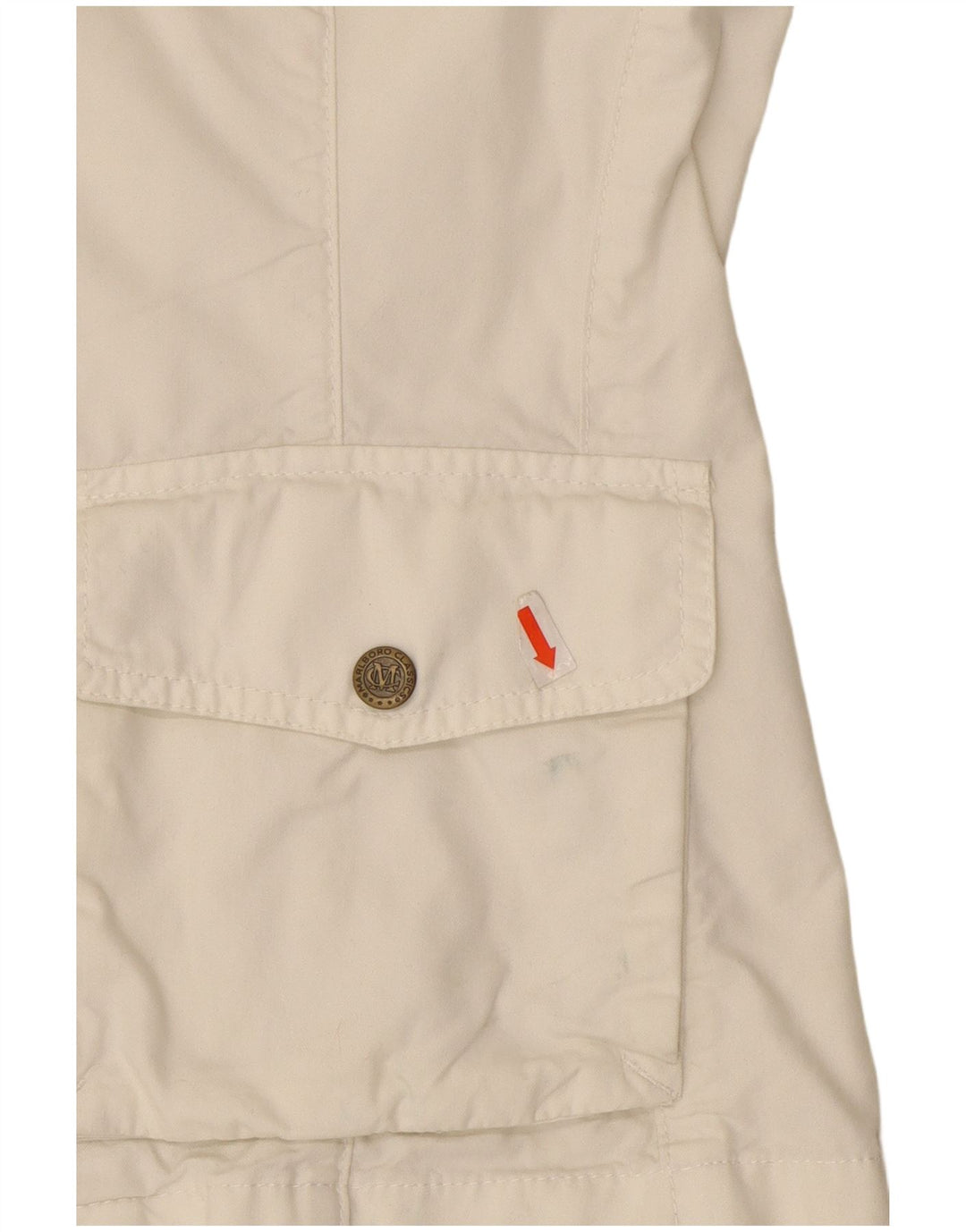 Giacca utilitaria da donna Marlboro Classics EU 44 XL Cotone bianco