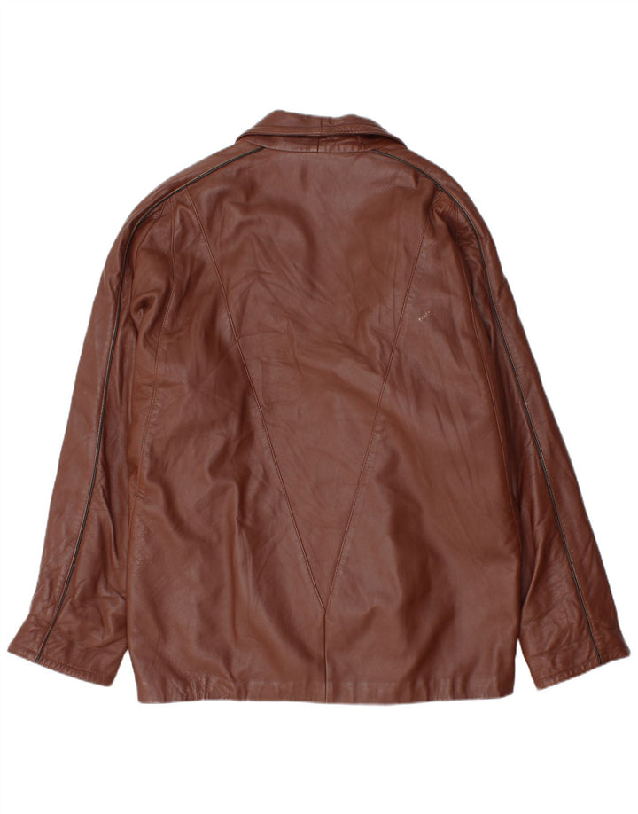 Giacca Oversize Donna Lavorazione Artigiana IT 48 XL Marrone