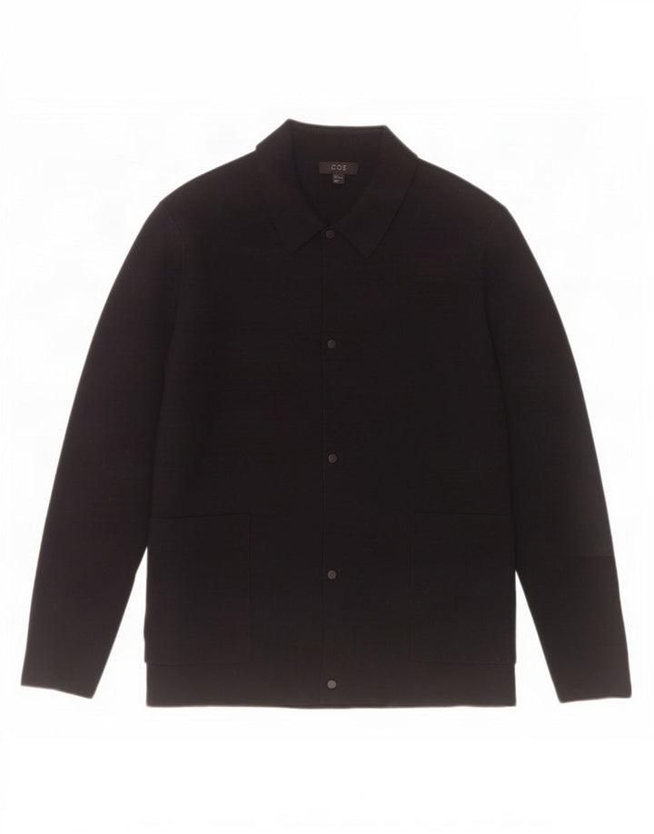 Maglione cardigan da uomo Cos grande lana nera
