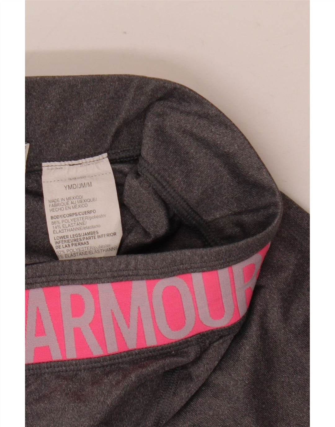 Leggings grafici per ragazze Under Armour 9-10 anni Colore grigio medio