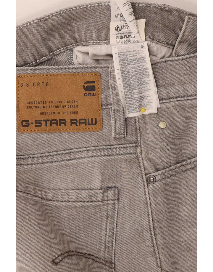 Pantaloncini di jeans da donna G-Star W28 cotone grigio medio