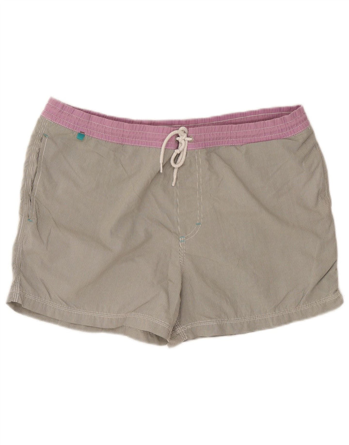 Pantaloncini da bagno da uomo North Sails Large in poliammide color block grigio