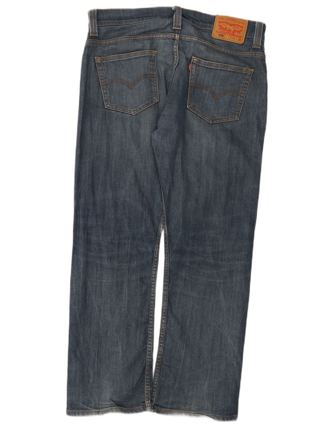 Levi's Uomo 506 Jeans dritti W34 L30 Cotone Blu