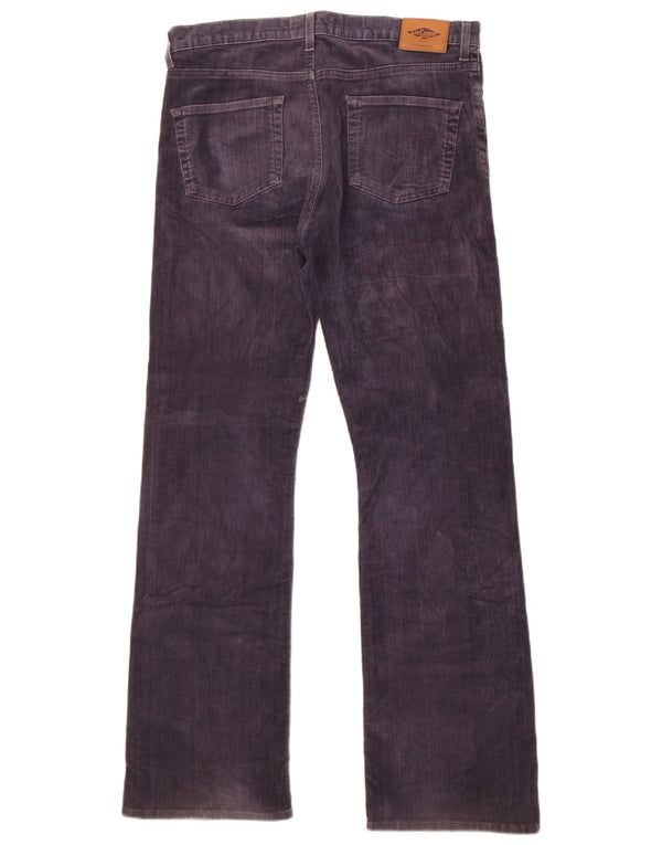 Pantaloni Lee da uomo in velluto a coste Bootcut Cooper W34 L33 cotone blu navy
