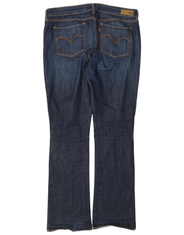 Jeans Levi's da donna a vita media bootcut W33 L32 cotone blu navy