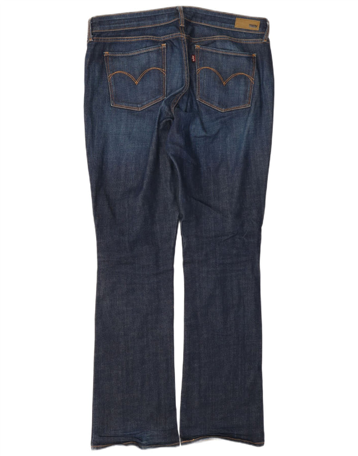 Jeans Levi's da donna a vita media bootcut W33 L32 cotone blu navy