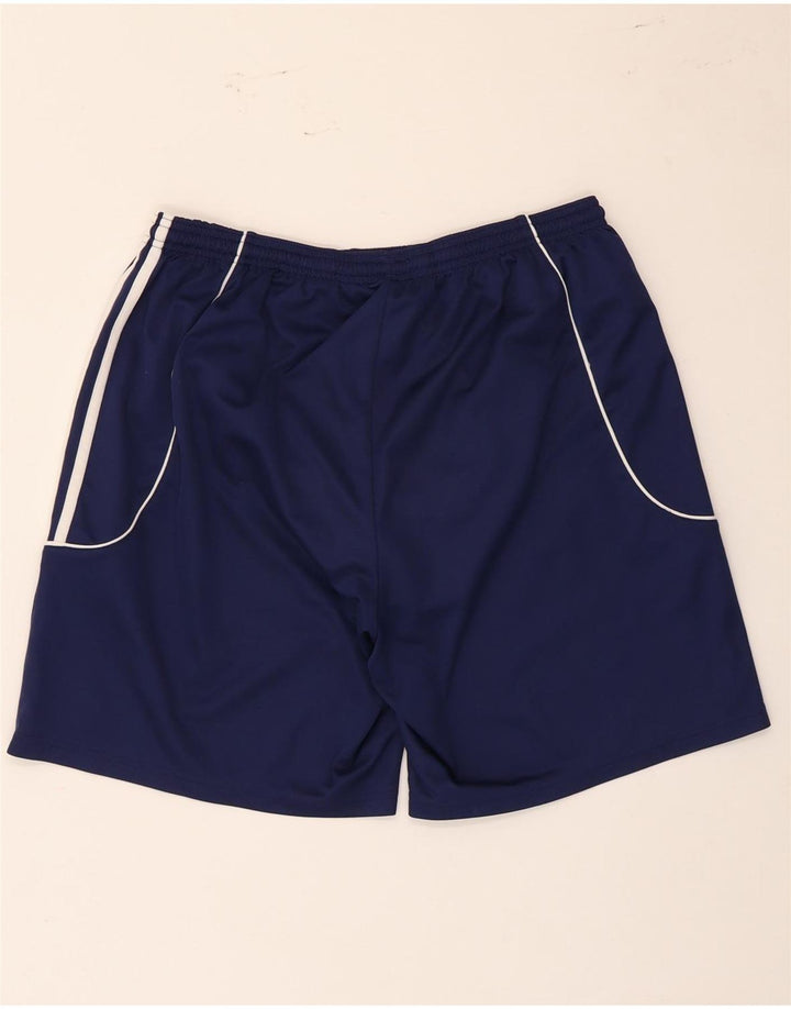 Pantaloncini sportivi da uomo Adidas Large blu navy in poliestere