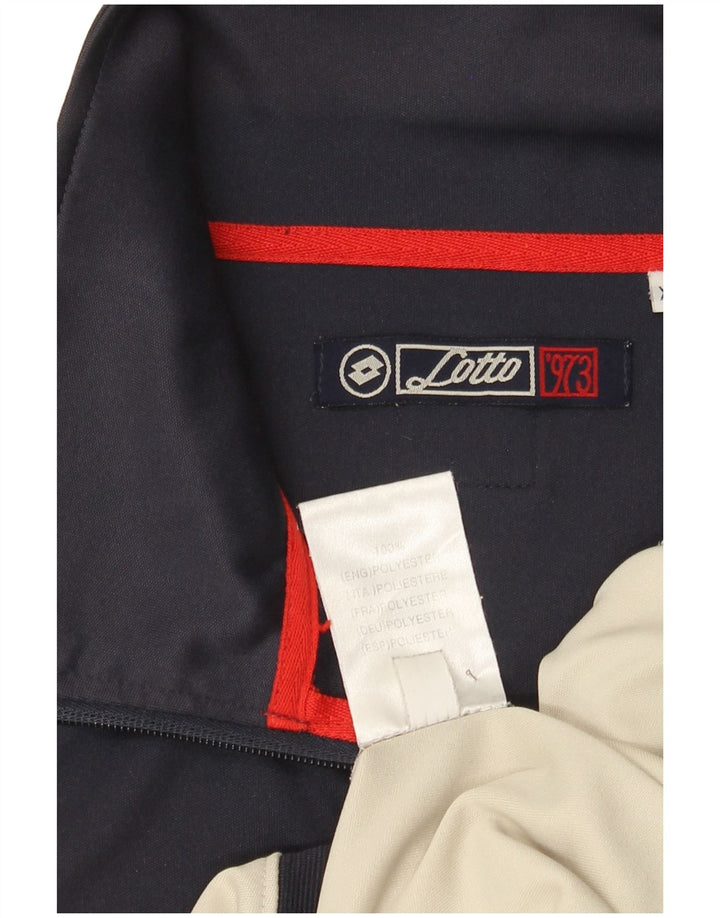 Giacca da tuta da uomo Lotto 2XL Poliestere color block beige