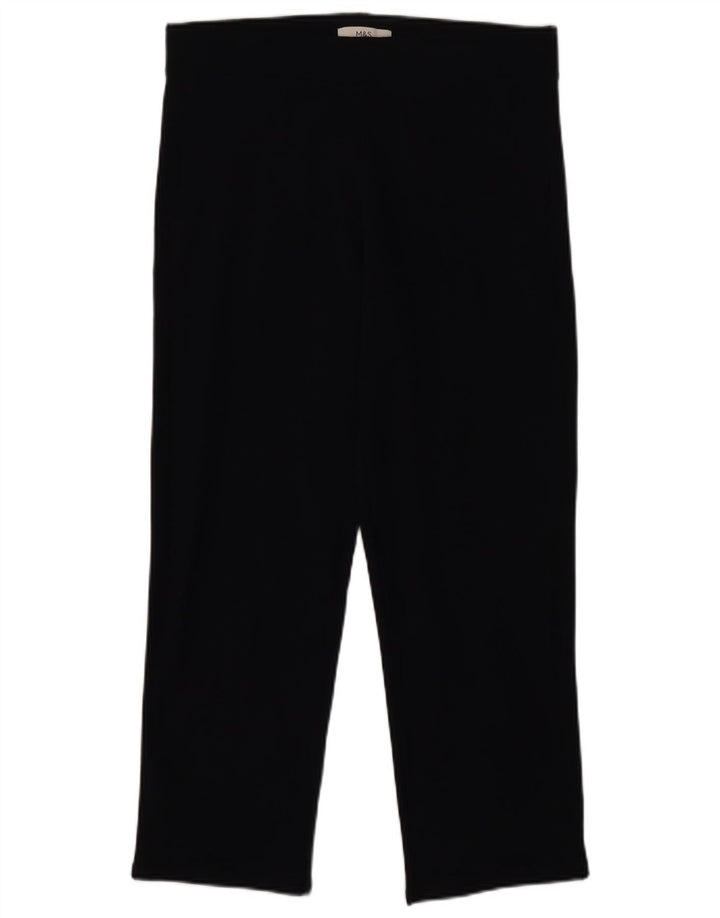 Leggings da donna Marks & Spencer UK 14 grande cotone blu navy