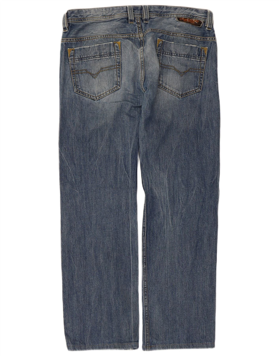 Jeans dritti da uomo Diesel W32 L30 cotone blu