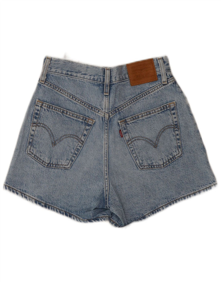 Pantaloncini di jeans da donna LEVI'S W24 XS blu cotone