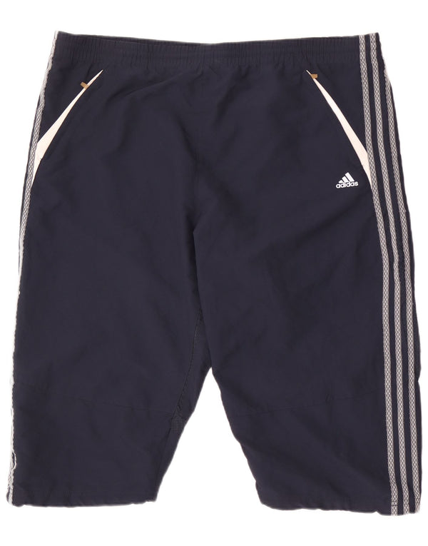 Pantaloncini sportivi Adidas Climacool da uomo 2XL poliestere blu navy