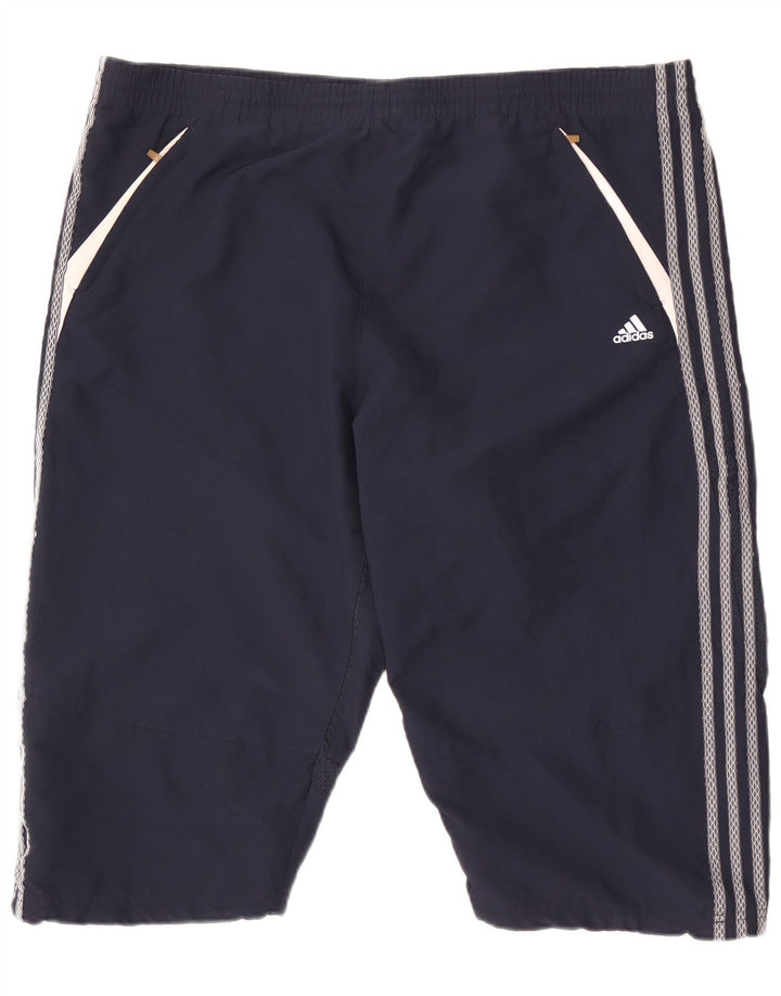 Pantaloncini sportivi Adidas Climacool da uomo 2XL poliestere blu navy