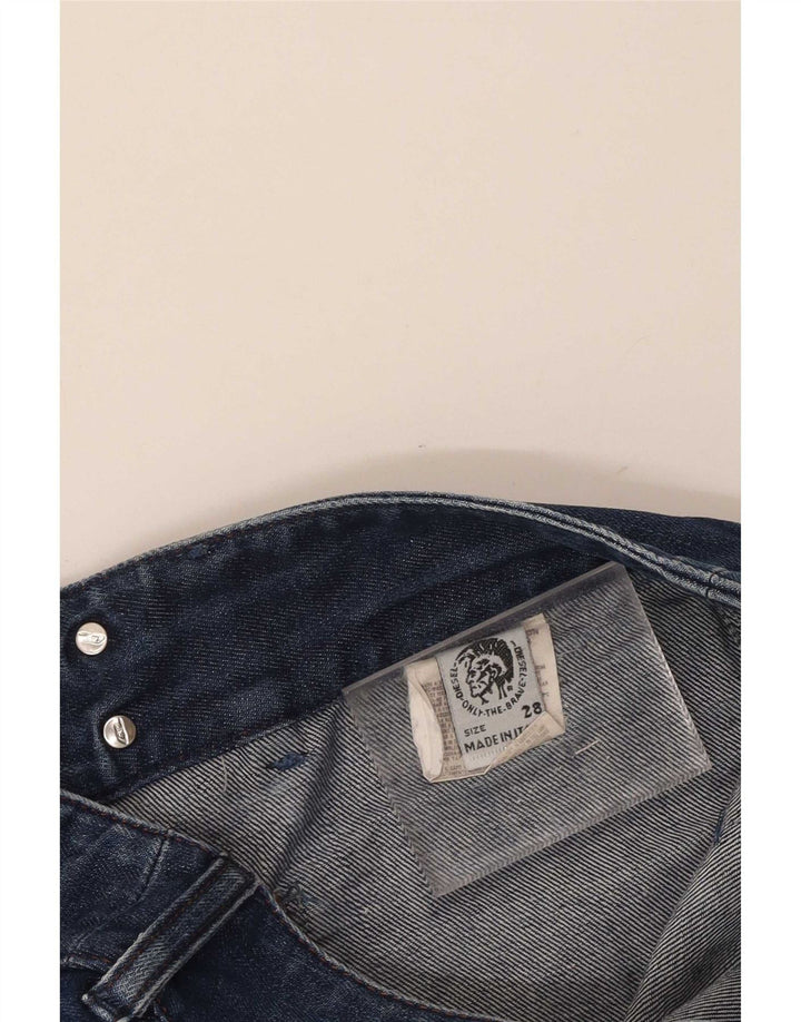 Jeans Diesel da donna a gamba svasata W28 L34 Blu Cotone