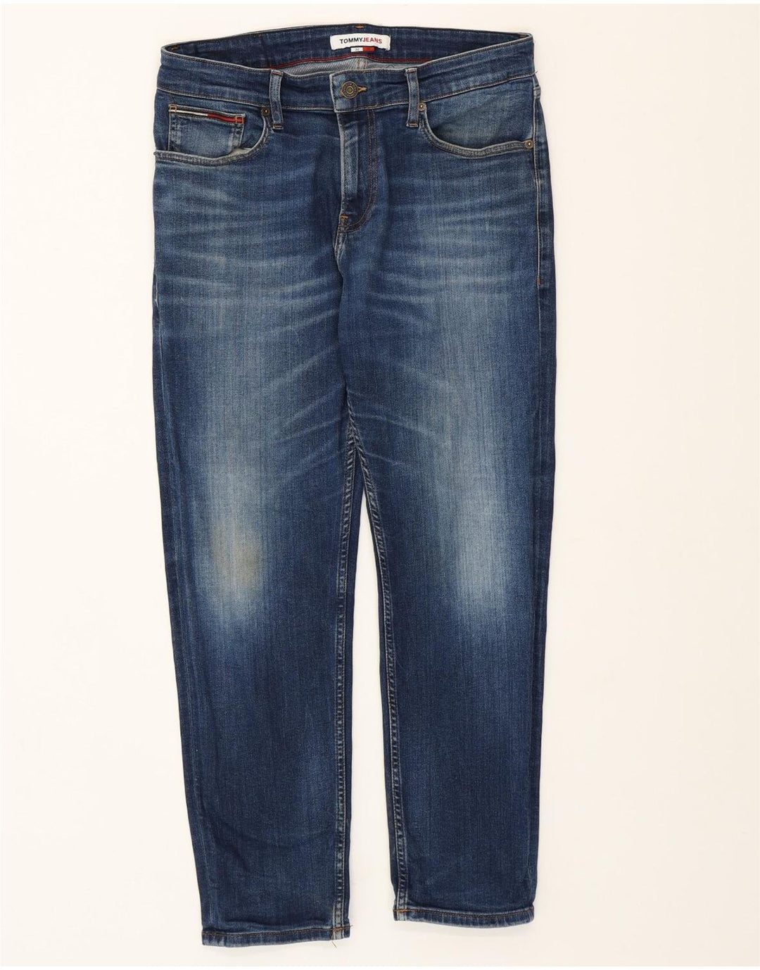 TOMMY HILFIGER Mens Slim Jeans W32 L27 Blue Cotton
