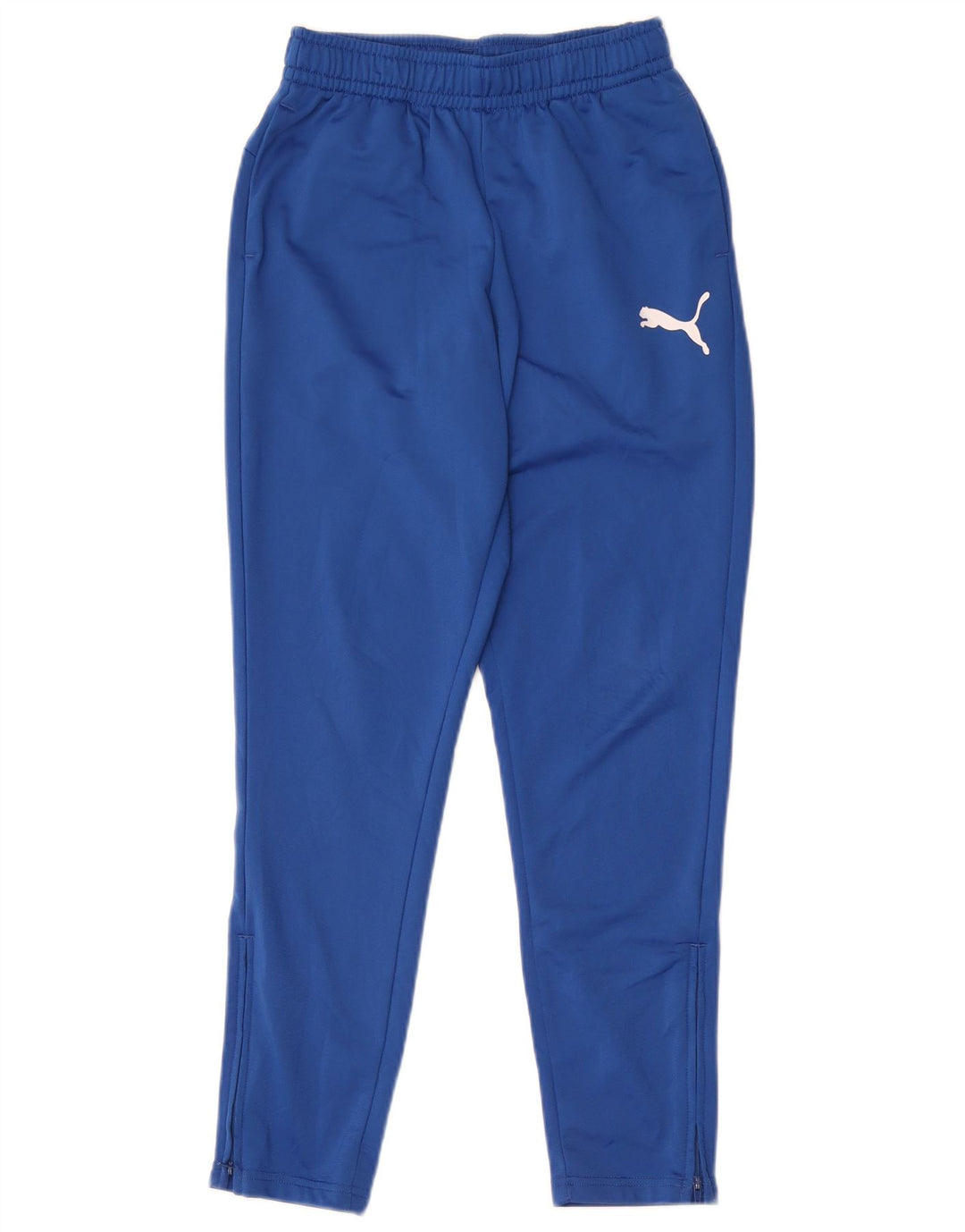 Pantaloni della tuta da ragazzo Puma 11-12 anni in poliestere blu