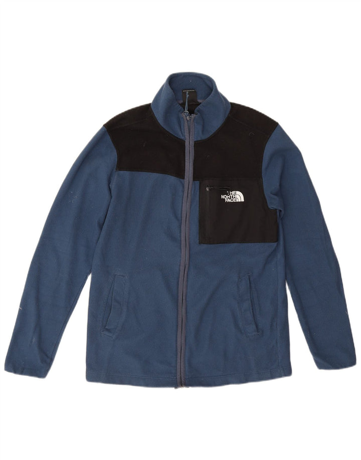 Giacca in pile da uomo The North Face UK 36 Small Blu Colourblock Poliestere