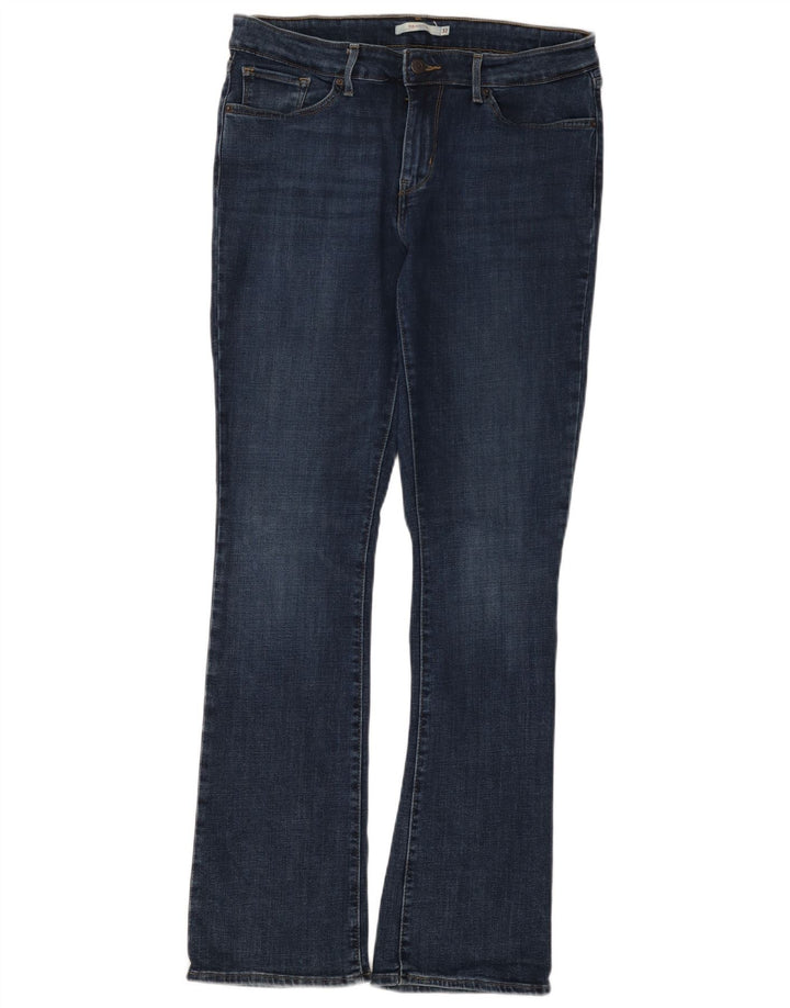 Jeans Levi's 715 Bootcut da donna W32 L32 in cotone blu navy