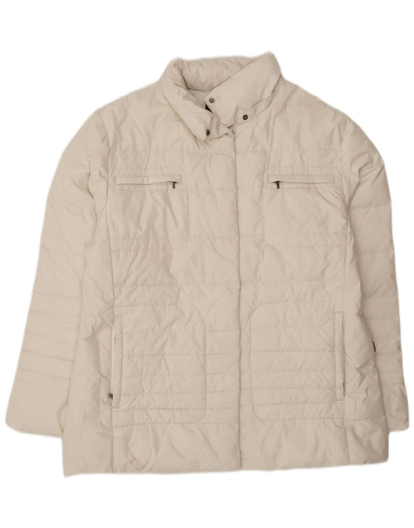 Giacca imbottita da donna Invicta UK 18 XL poliestere bianco sporco