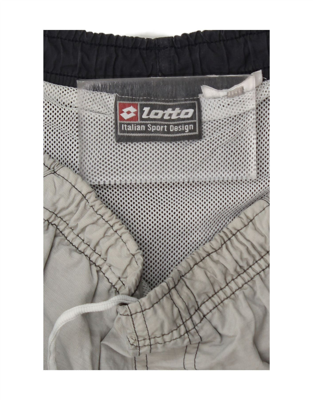 Pantaloncini sportivi da uomo LOTTO grandi color grigio