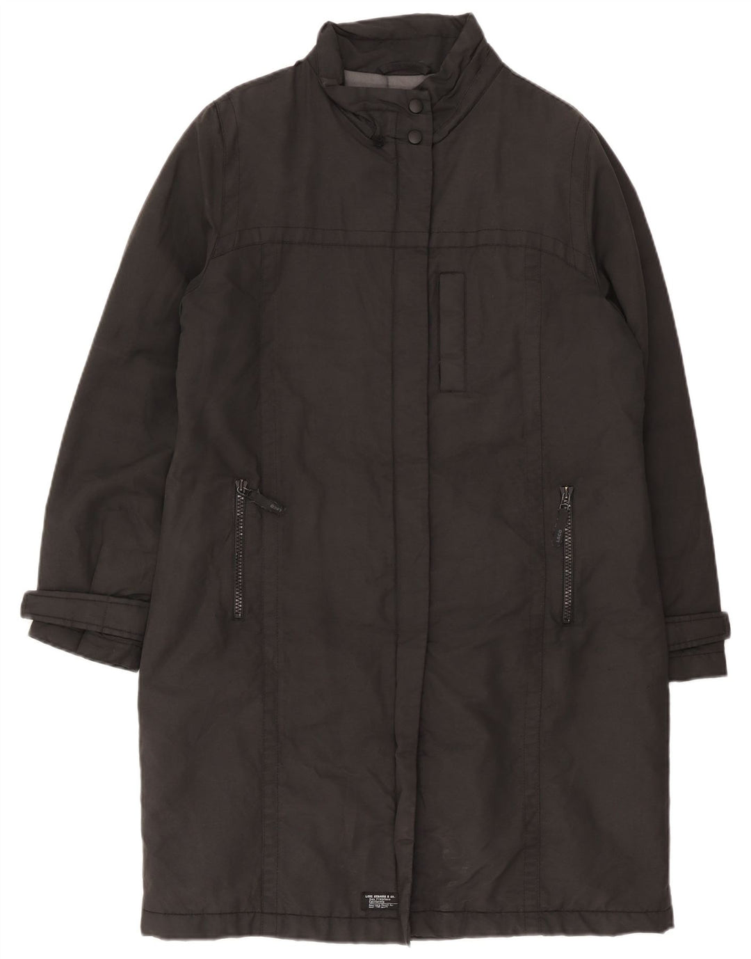 Cappotto giacca a vento da donna Levi's UK 18 XL cotone grigio