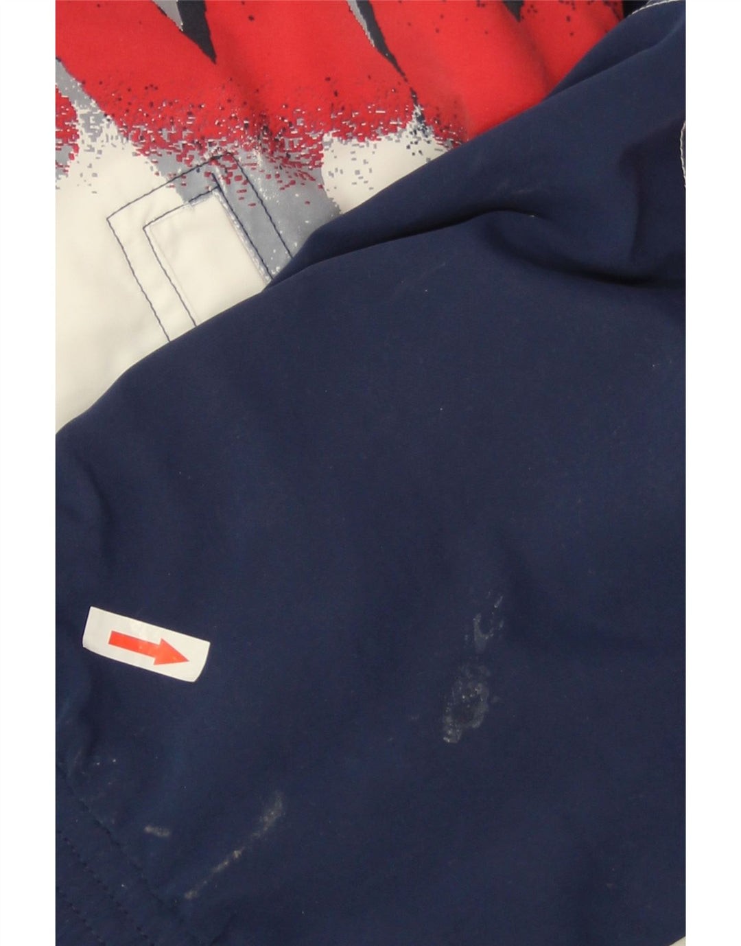 Giacca da ginnastica grafica da uomo Lotto, grande, color block blu navy