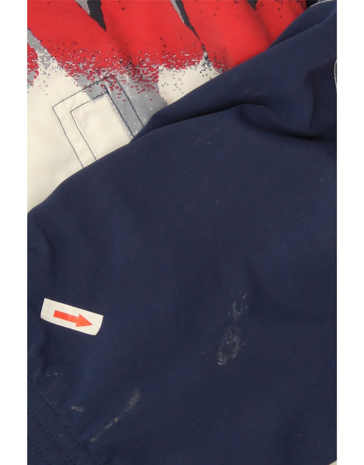 Giacca da ginnastica grafica da uomo Lotto, grande, color block blu navy