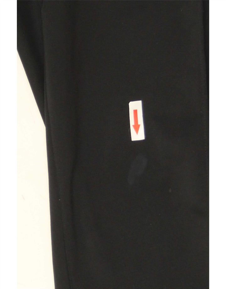 Pantaloni della tuta da donna Adidas UK 10 piccoli poliestere nero