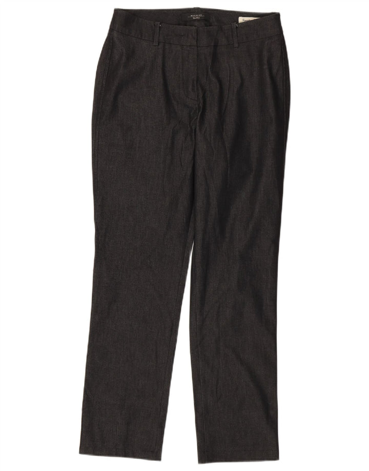 Pantaloni casual dritti da weekend da donna Max Mara UK 8 Small W28 L28 Grigio
