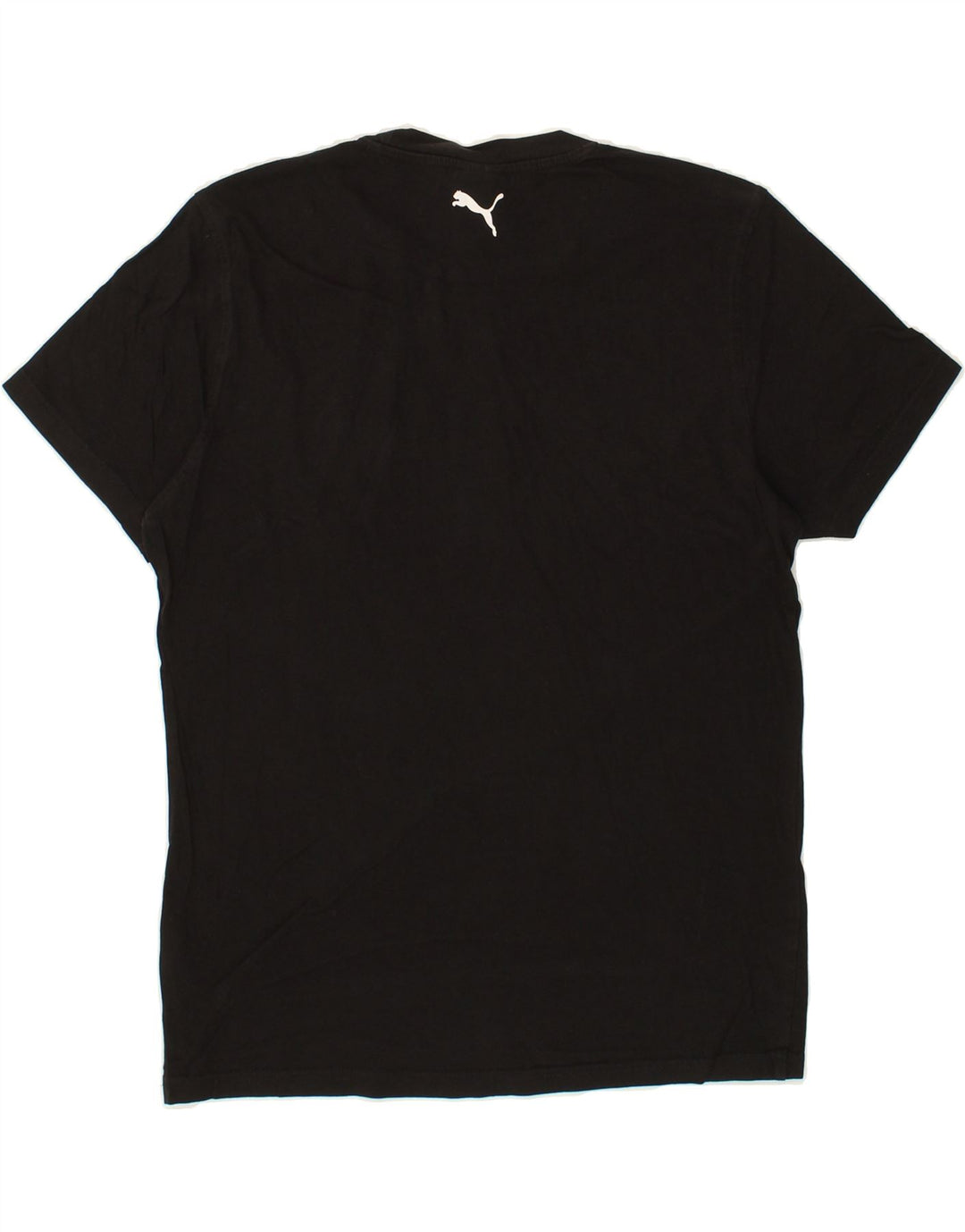 PUMA Mens Graphic T-Shirt Top Small Black Vintage Puma and Second-Hand Puma from Messina Hembry 