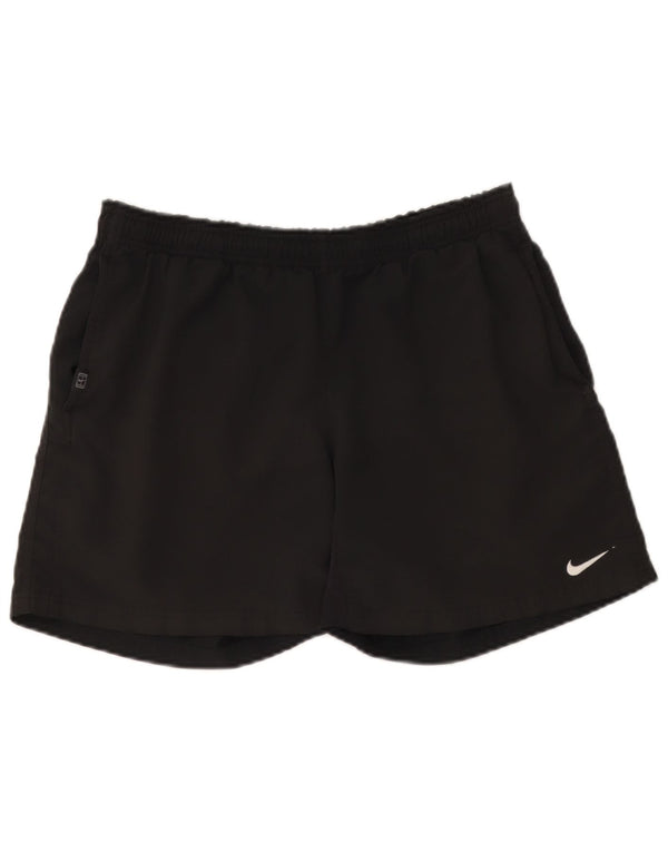Pantaloncini sportivi Nike Dri Fit da uomo, grandi, in poliestere nero