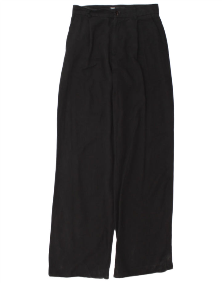 Pantaloni chino con pegged da donna Marks & Spencer piccoli W26 L34 Lyocell nero