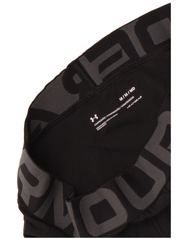 Under Armour Mens Heat Gear Graphic Capri Leggings medio nero