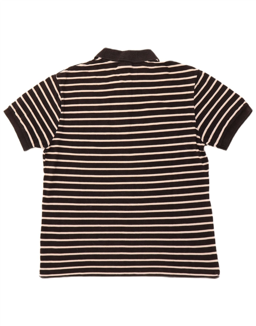 Polo da uomo LACOSTE taglia 6 XL in cotone a righe nere