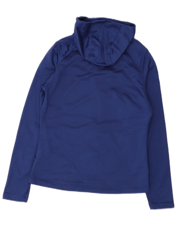 Felpa con cappuccio e zip da donna The North Face UK 12 Poliestere blu medio