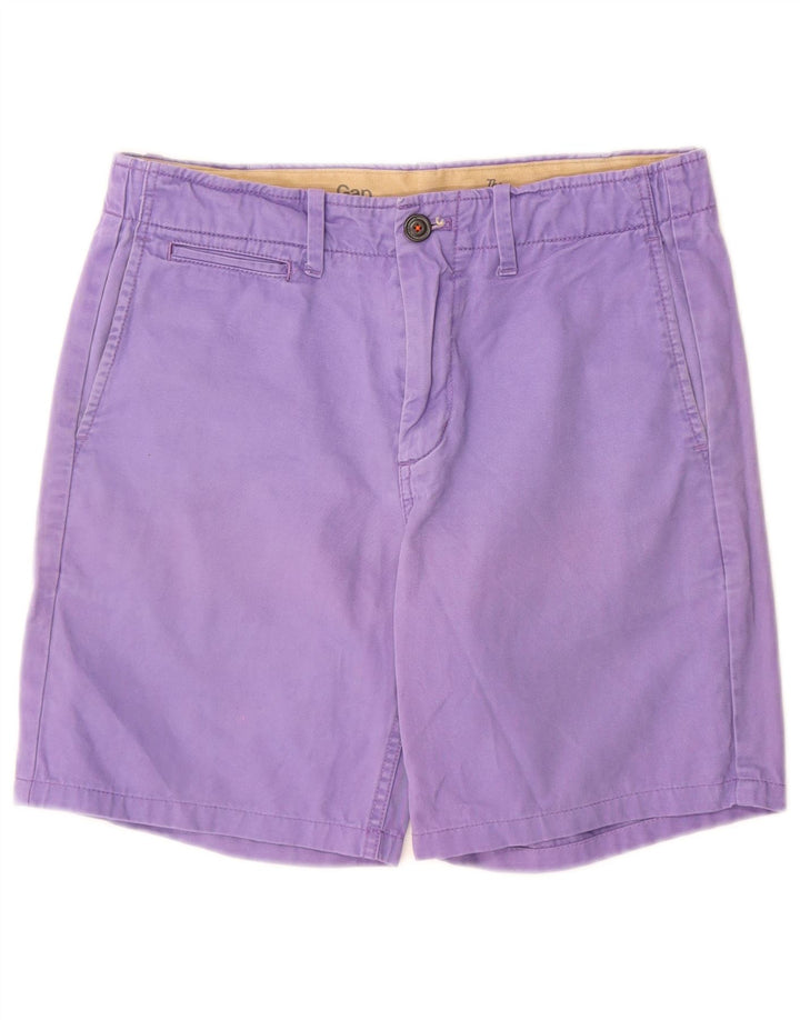 Pantaloncini chino da uomo Gap W29 cotone viola medio