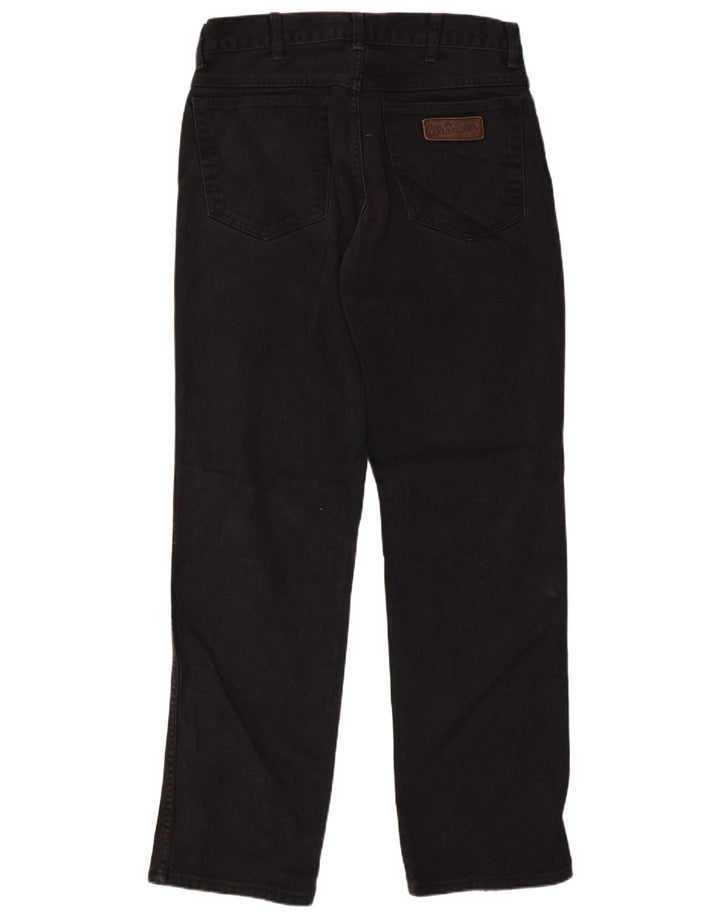 Jeans dritti da uomo Wrangler Texas W32 L32 cotone nero