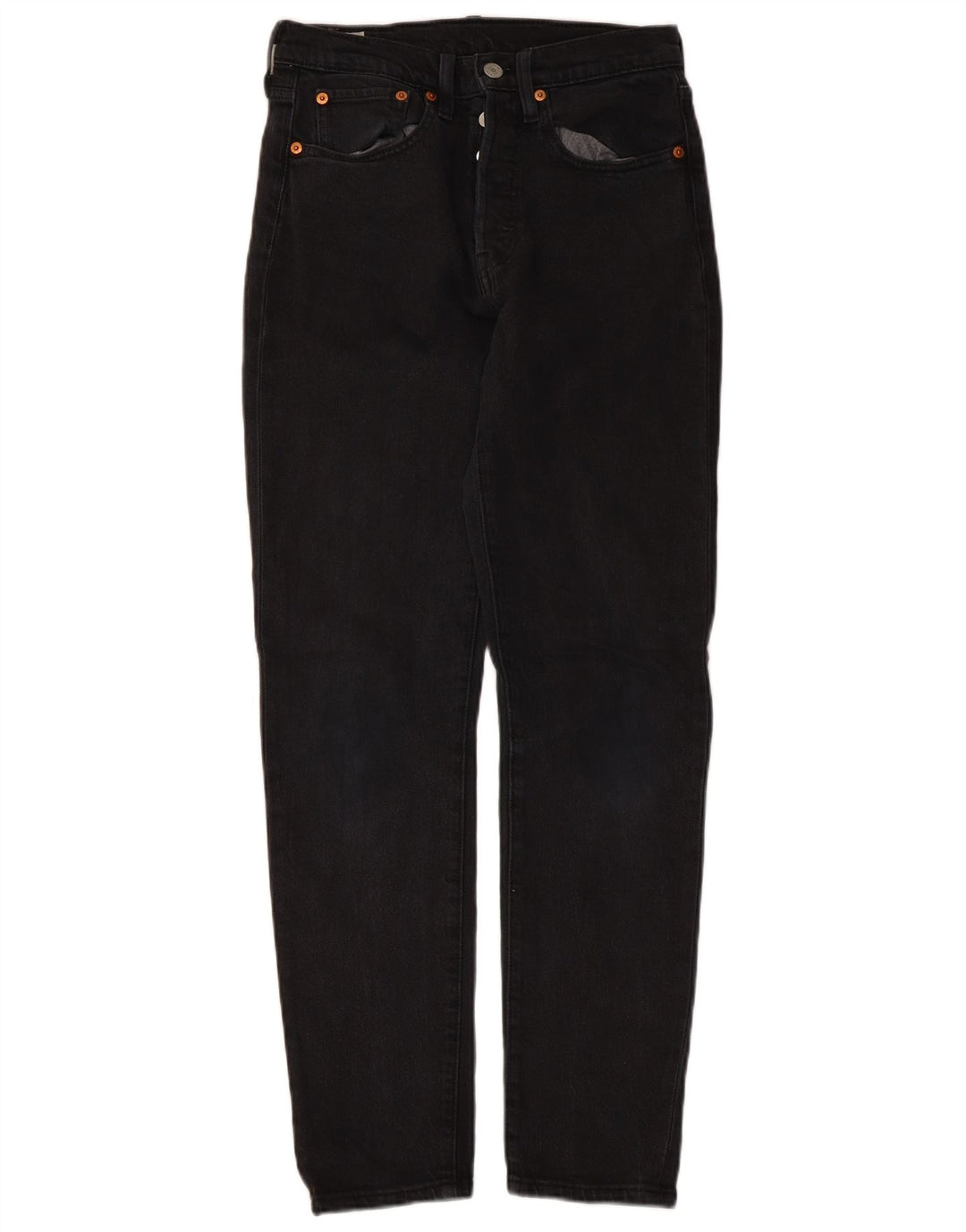 Levi's Uomo 501 Jeans dritti W26 L30 Cotone Nero