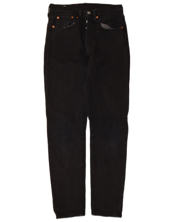 Levi's Uomo 501 Jeans dritti W26 L30 Cotone Nero
