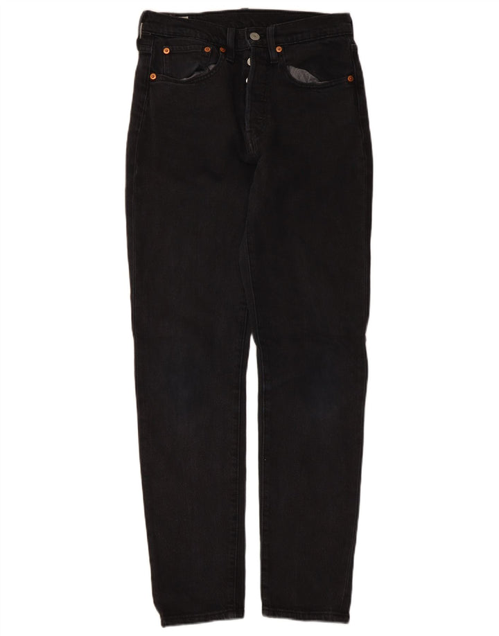 Levi's Uomo 501 Jeans dritti W26 L30 Cotone Nero