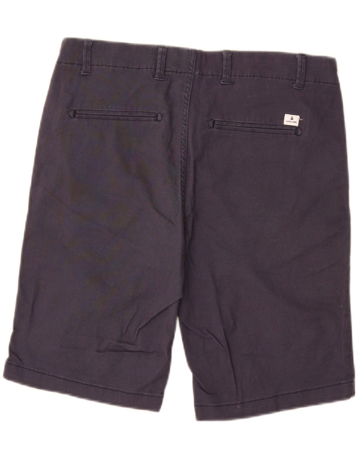JACK & JONES Pantaloncini chino da uomo vestibilità regolare W30 cotone blu navy medio