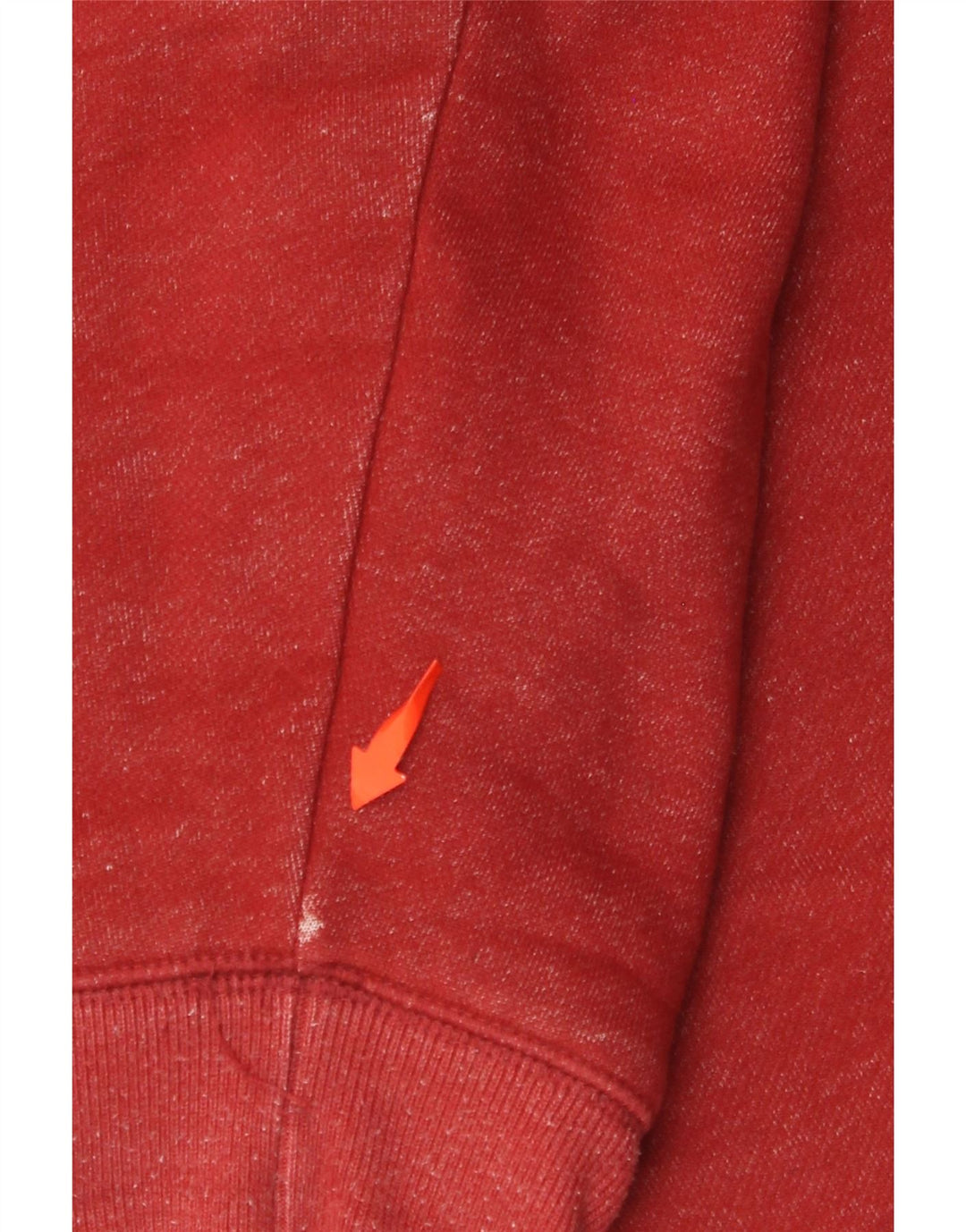 JACK WILLS Felpa con cappuccio e zip grafica da uomo XL in cotone rosso