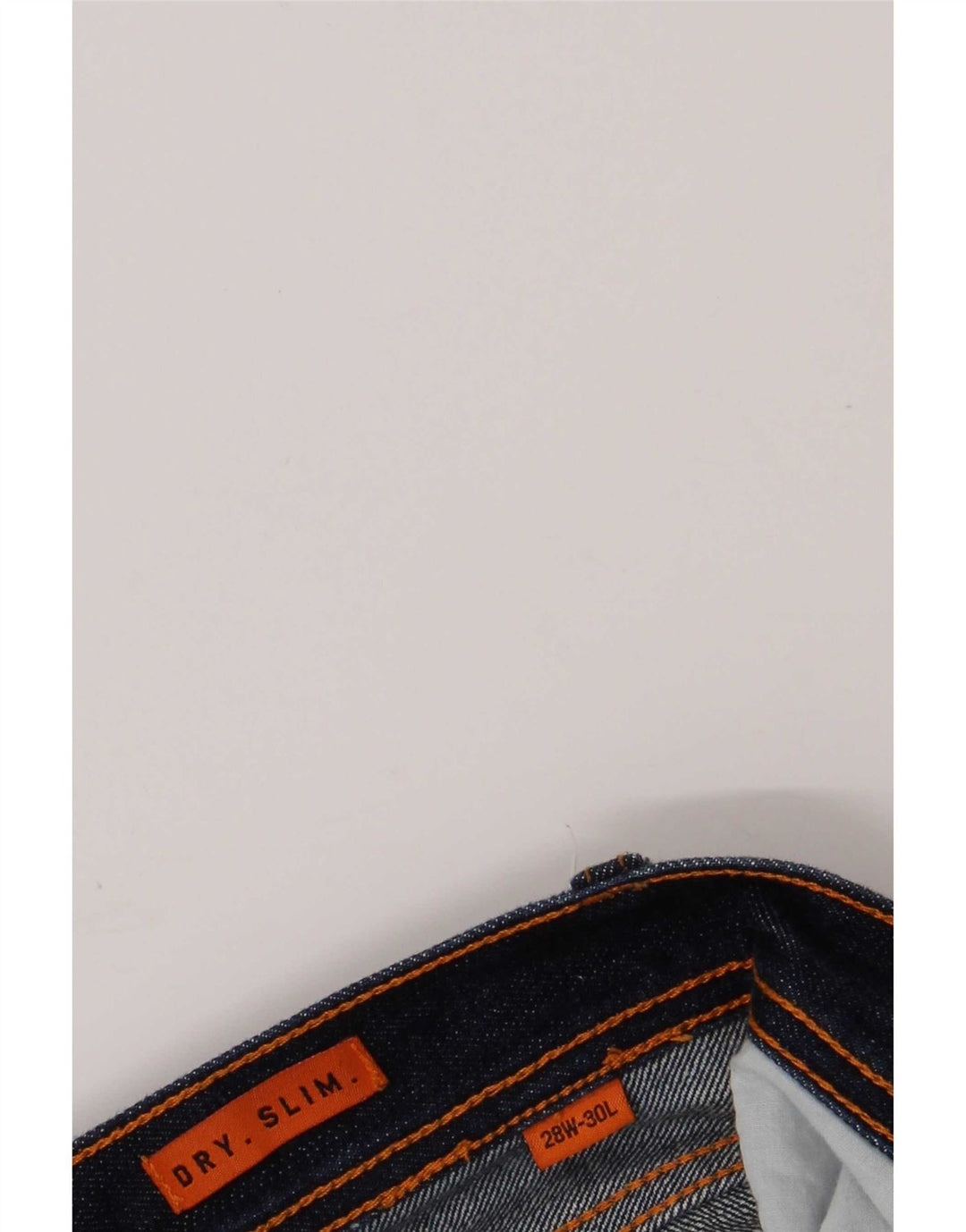 Jeans slim da donna Superdry W28 L30 cotone blu navy