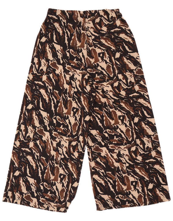 Pantaloni della tuta Capri da donna Zara UK 8 piccoli mimetici multicolori