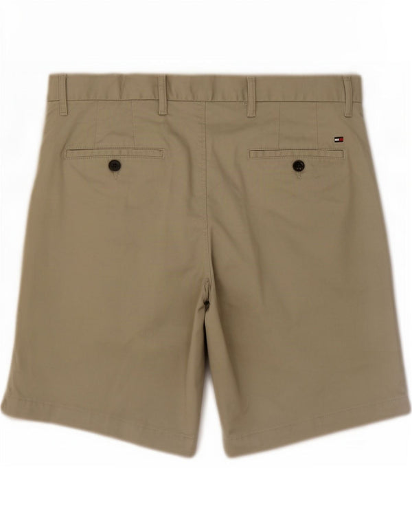 Pantaloncini chino da uomo Tommy Hilfiger W36 grandi in cotone beige