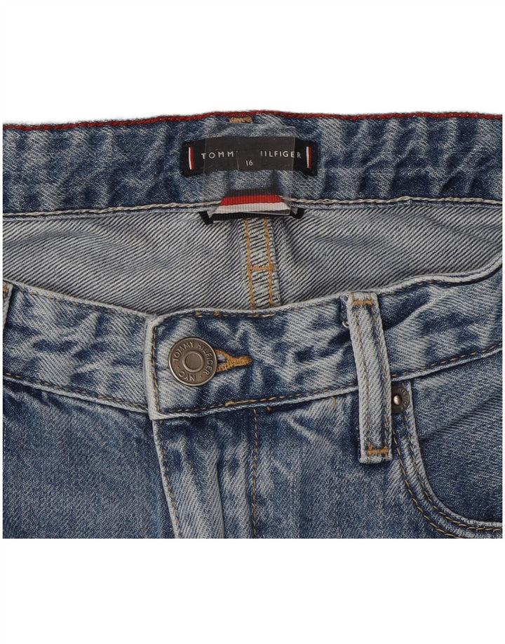 Pantaloncini di jeans da ragazzo Tommy Hilfiger 15-16 anni W28 Blu
