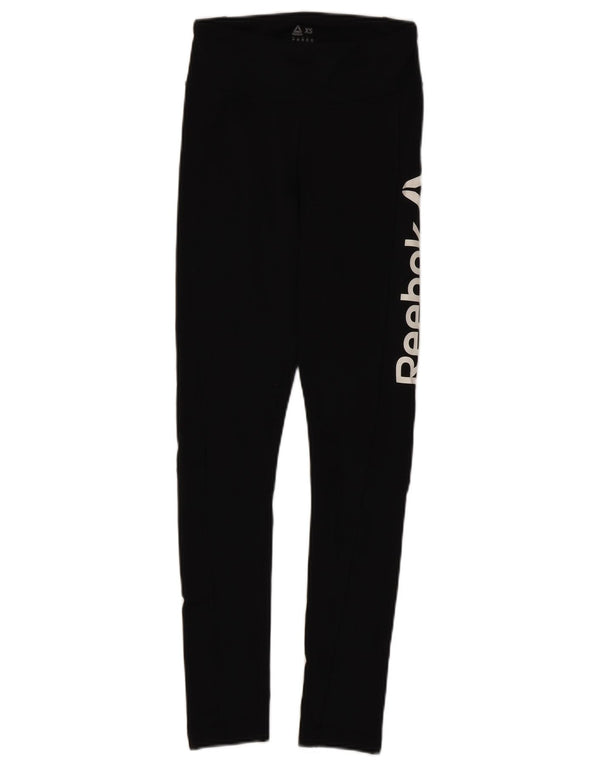 Leggings Reebok Speedwick Graphic da donna UK 4/6 XS neri