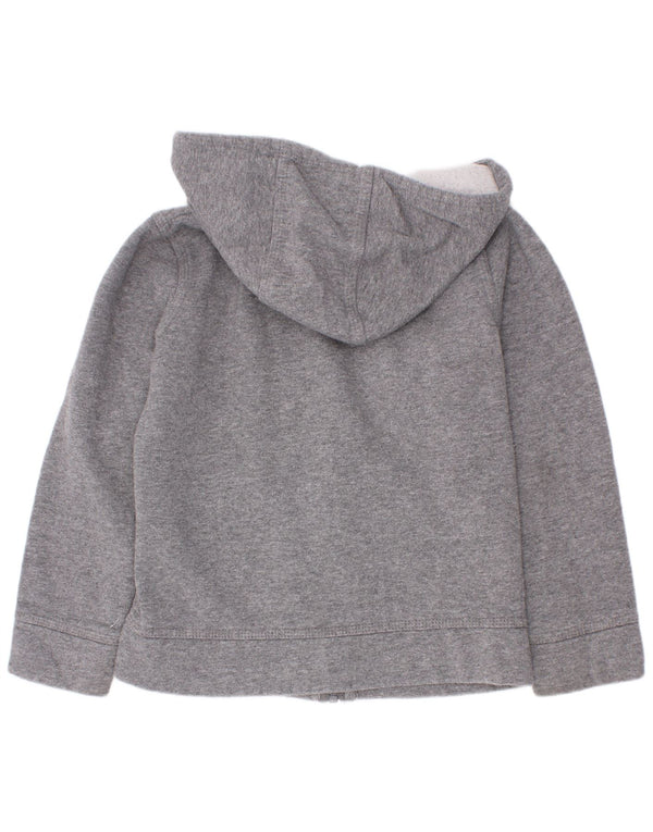 Felpa con cappuccio e zip Nike per ragazzi, 6-7 anni, grande, in cotone grigio screziato