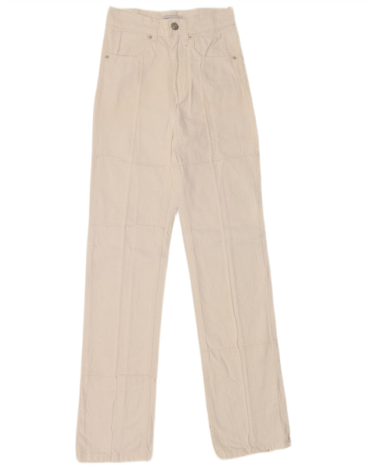 Jeans dritti da donna Zara EU 32 2XS W22 L31 Bianco